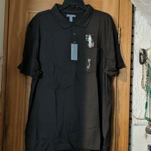 Men's Van Heusen black short sleeve shirt XXL